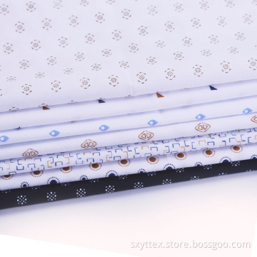 Elegent Dress Shirt Fabric Discharge Print